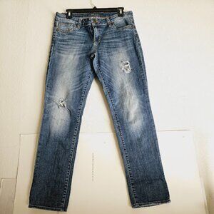 Kut from the Kloth Destroyed Ripped Blue Jean Straight Women’s Size 6